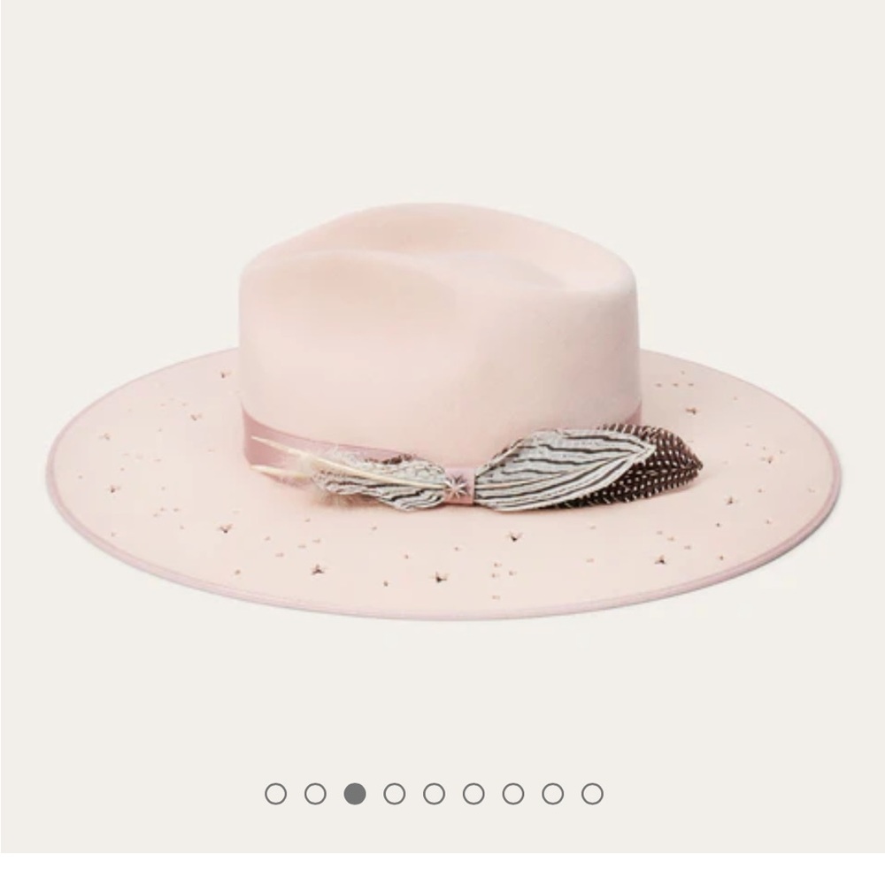 NEW Stetson Seeker Collection 'Night Sky' Cowboy Hat - Powder Pink Size S - Picture 14 of 14